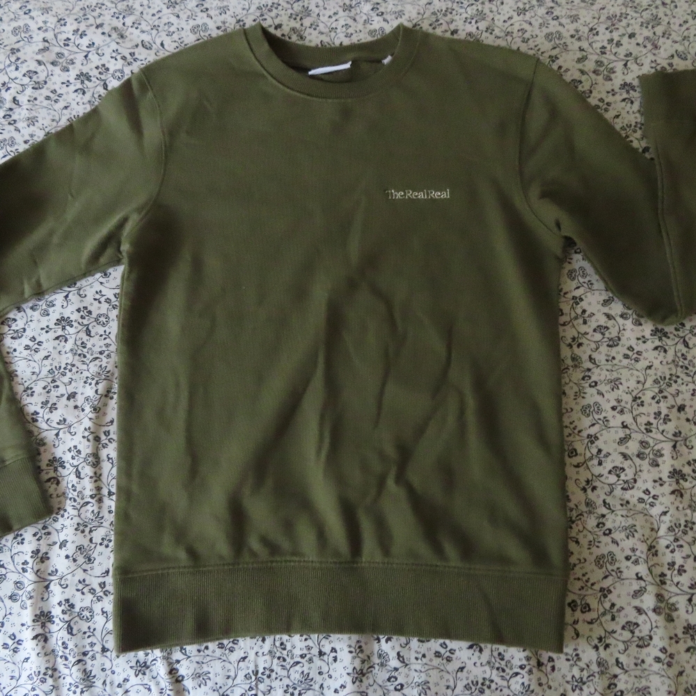 KOTN Men's Unisex XXS Crew Neck Sweatshirt 100% Egyptian Cotton the real real
